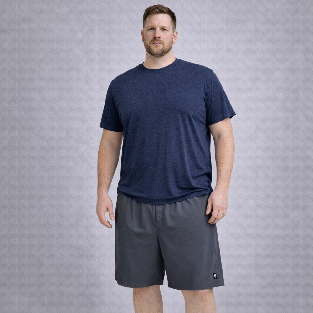 Rhone Essentials Training Shorts Mens 2XL Gray Unlined‎ Athletic Drawstring
